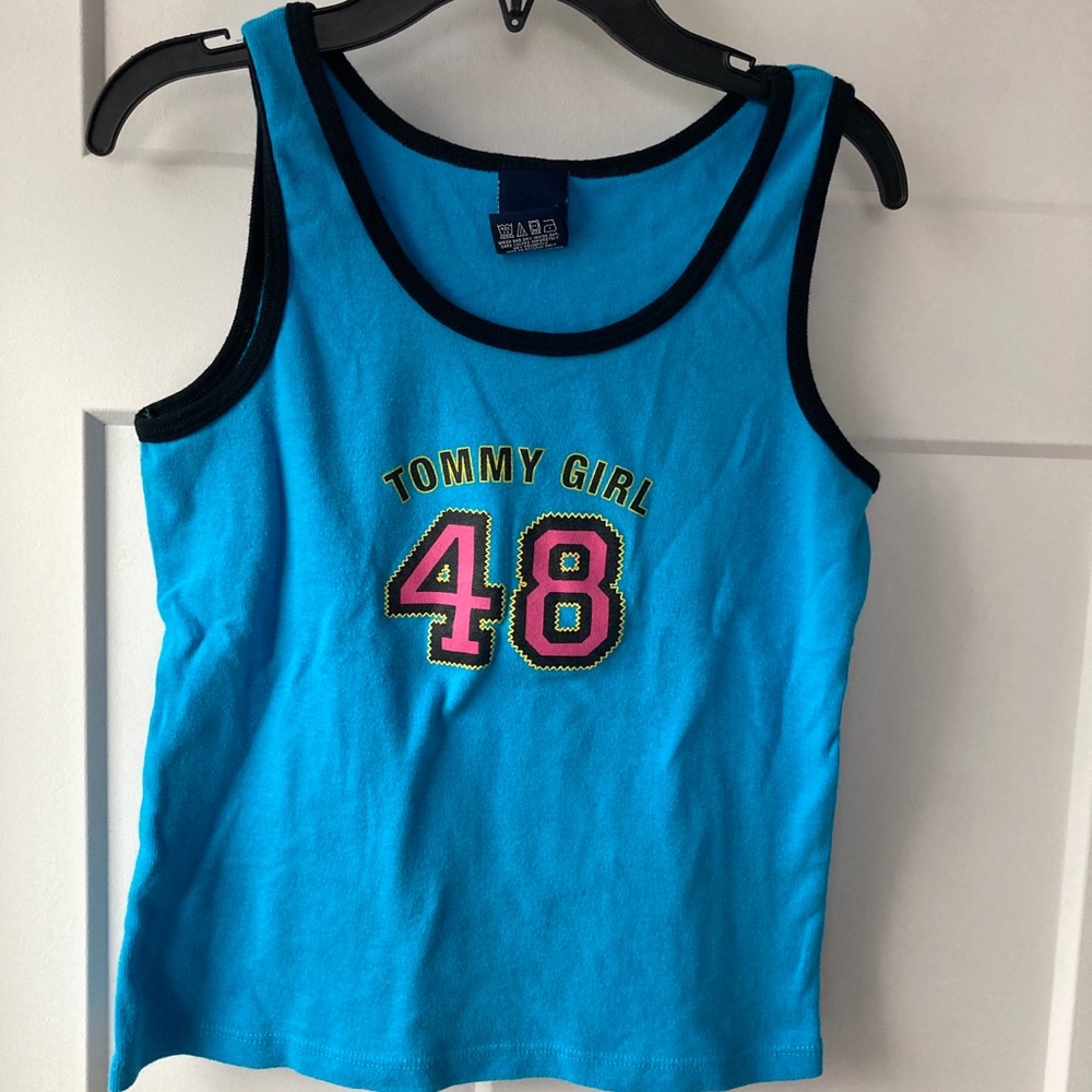 Blue Tommy Jeans tank